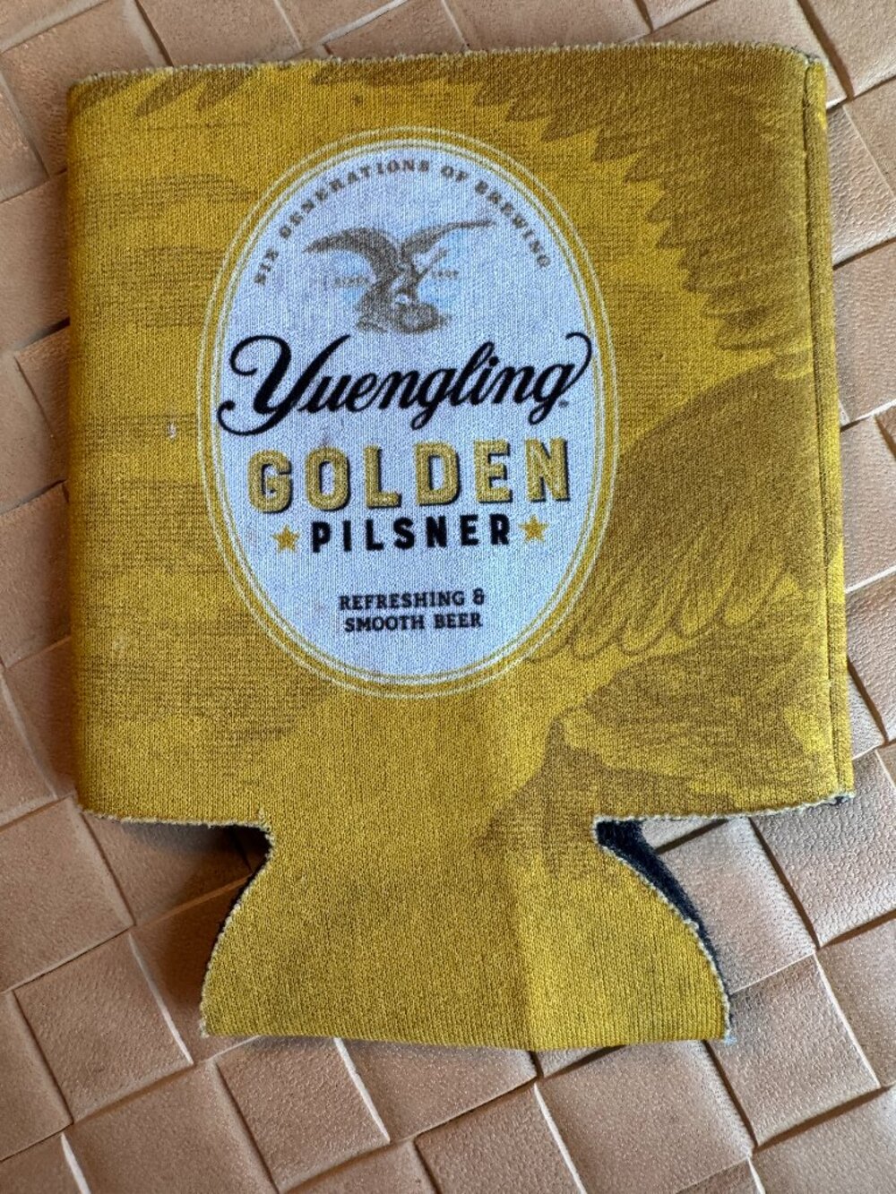 Yuengling Golden Pilsner Beer Can Koozie New
